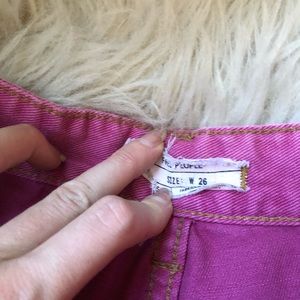 Free People Shorts - Free People Pink High Rise Denim Shorts Free People Shorts - Free People Pink High Rise Denim Shorts